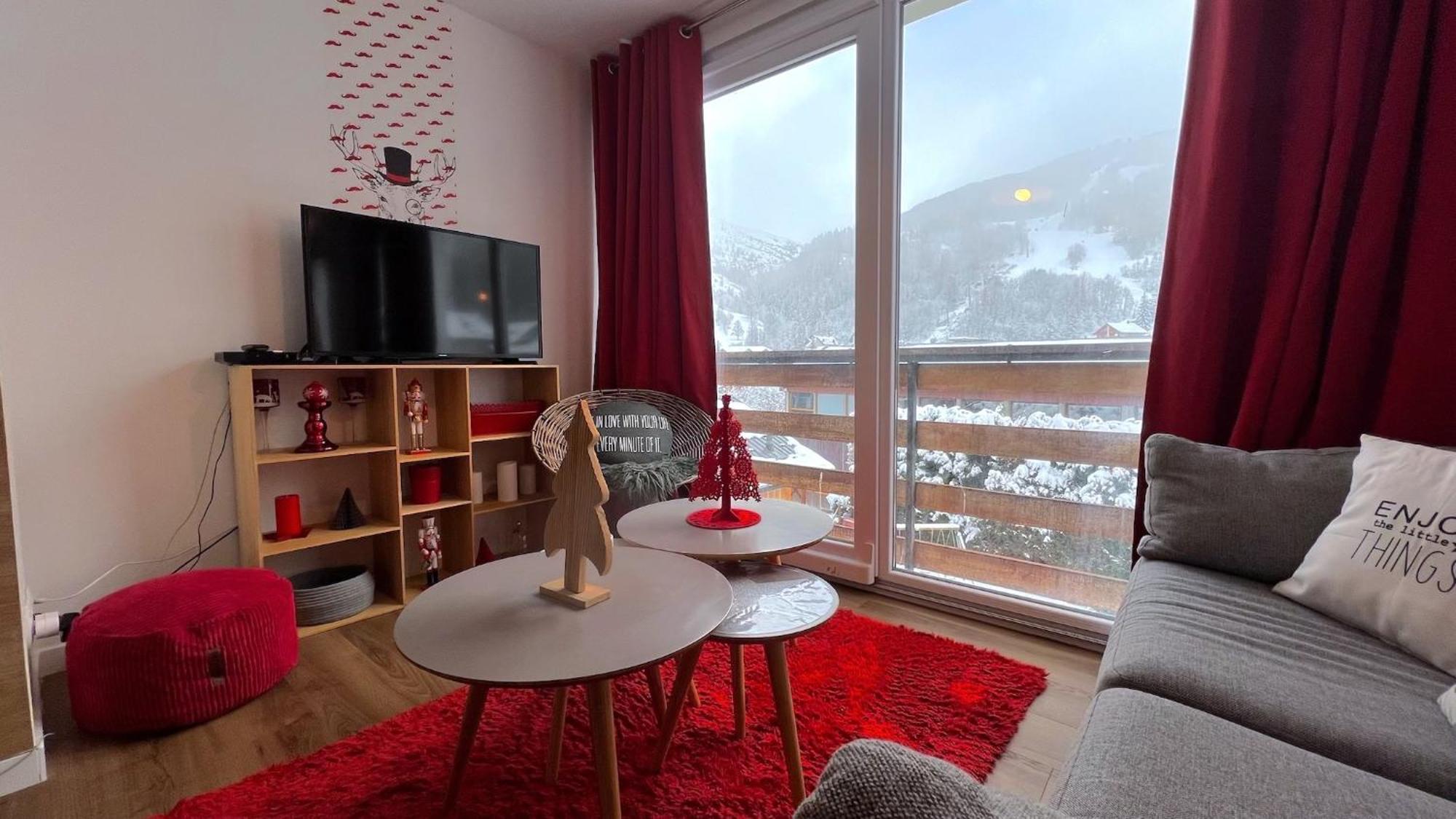 Rouge Canneberge -8 Personnes- 84M2 Vue Degagee Setaz Valloire Buitenkant foto