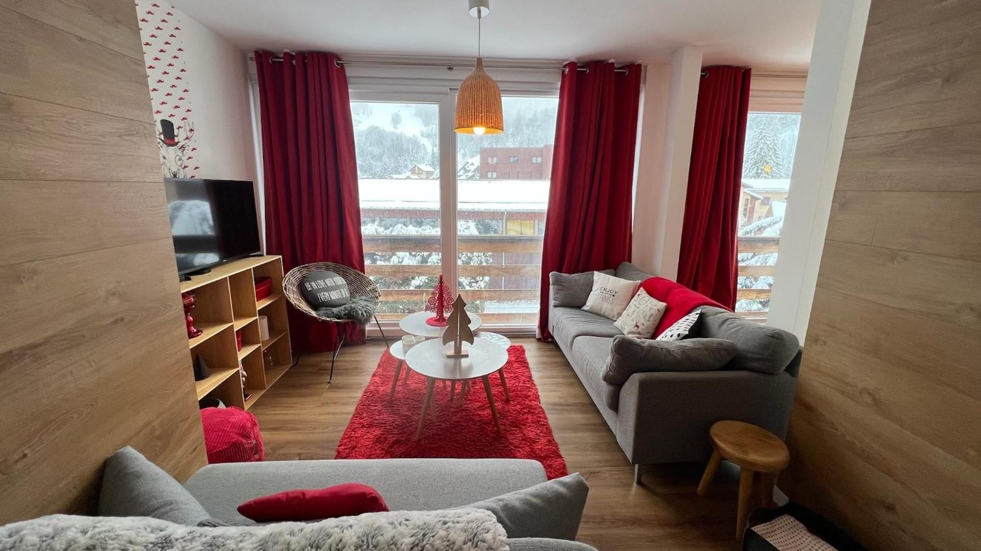 Rouge Canneberge -8 Personnes- 84M2 Vue Degagee Setaz Valloire Buitenkant foto