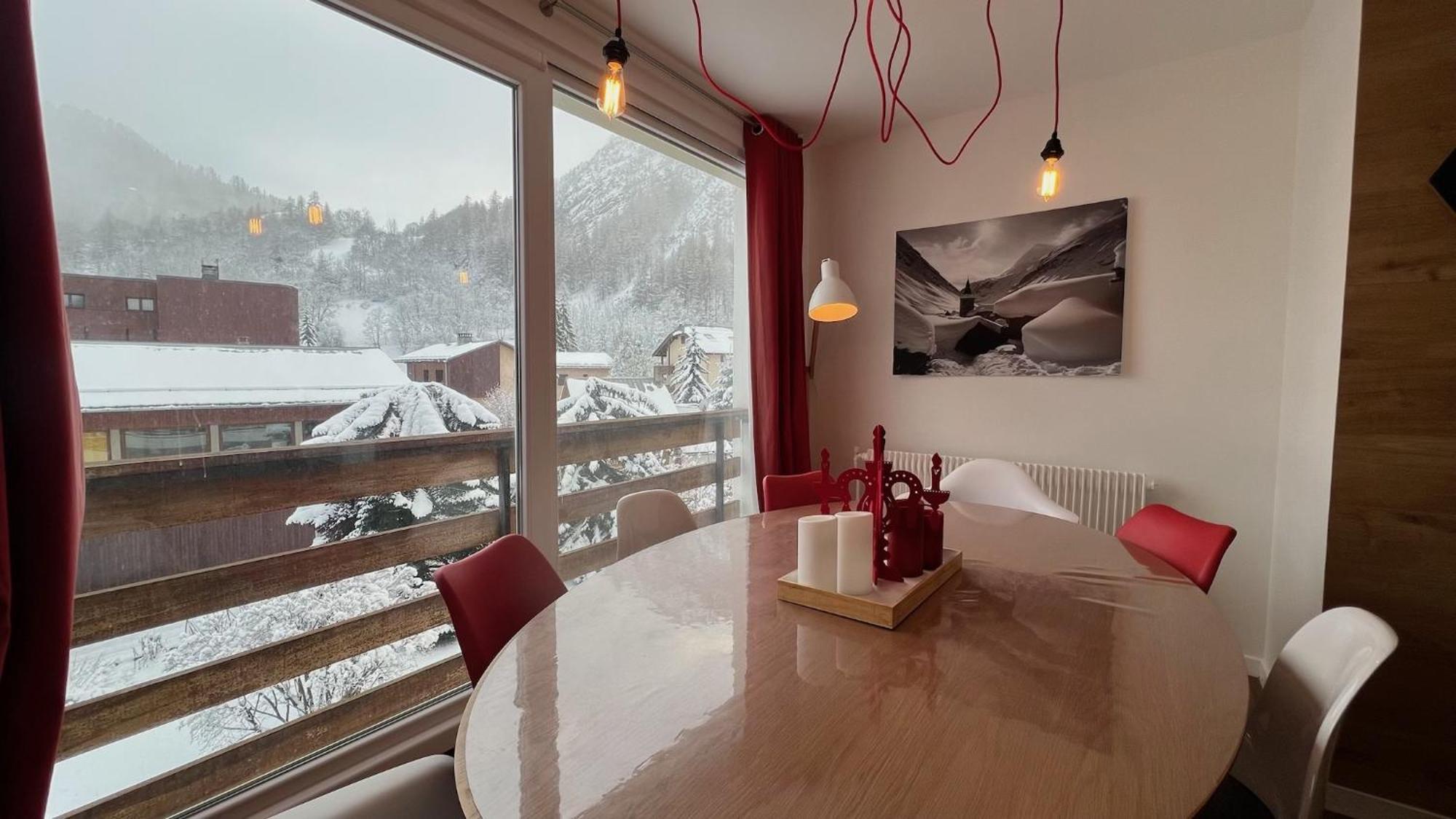 Rouge Canneberge -8 Personnes- 84M2 Vue Degagee Setaz Valloire Buitenkant foto